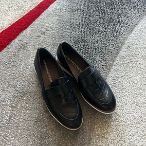 Cole Haan Black Woven Leather Original Grand Women’s Loafer